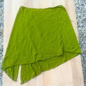 Sexy asymmetrical short skirt